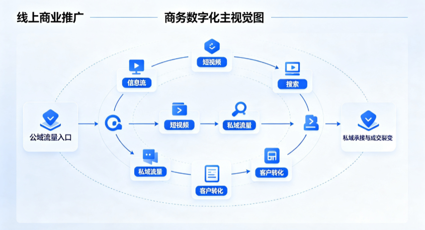邯郸县线上商业推广怎么做？全域流量闭环搭建与低成本转化实战指南